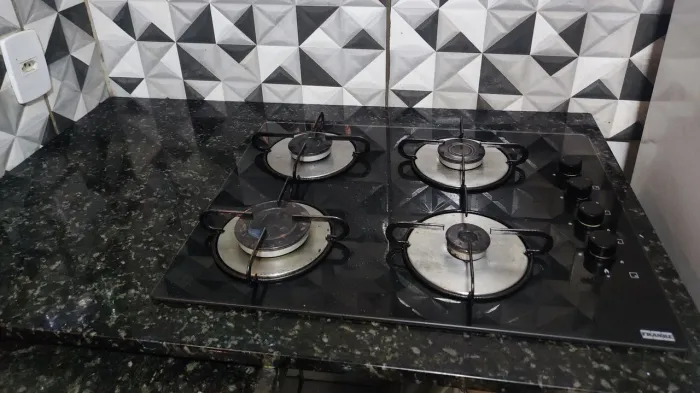 Cooktop com mármore