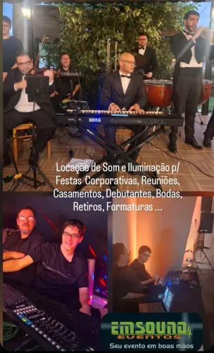 Locação de Som, DJ e Iluminação Decorativa Festas