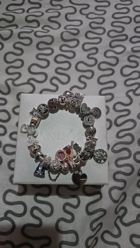 Pulseira Pandora de prata