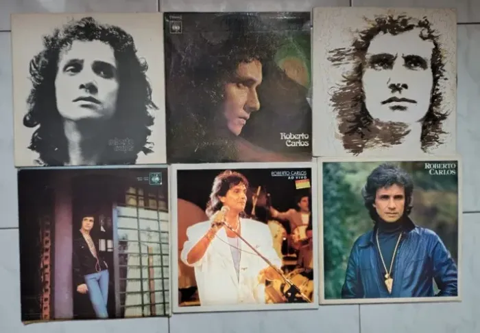 LPs e compactos Roberto Carlos - diversos títulos