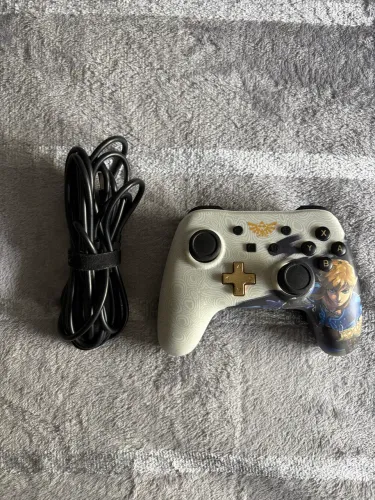 Controle PowerA Nintendo Switch Zelda Link Com Fio Original