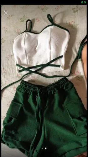 Conjunto Short e Cropped 