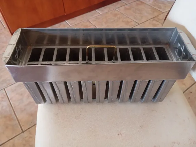 forma industrial/profissional para picolés feita de aço inoxidável