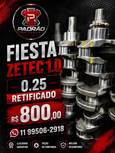 Virabrequim Fiesta 1.0