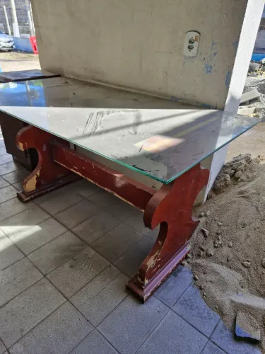 mesa de vidro