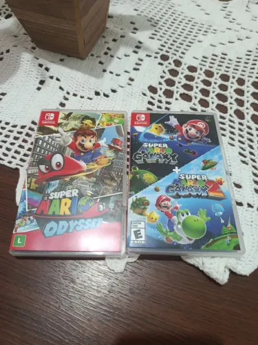 Super Mario galaxy 1 e 2 e Super mario odyssey