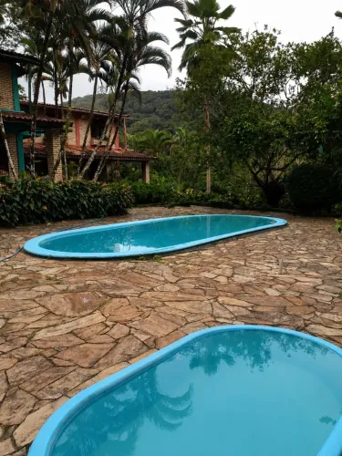Guaramiranga | Recanto três corações, casa com 5 quartos, piscinas e deck