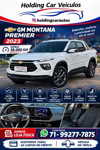 Chevrolet Montana LT 1.2 Turbo Flex 12V 4P Mec. 2023