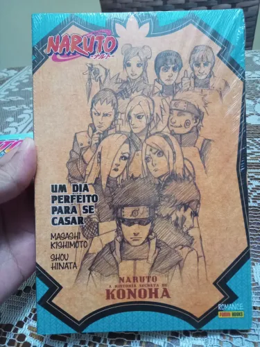Livro Novel romance de Naruto Shippuden " Um dia perfeito para se casar "