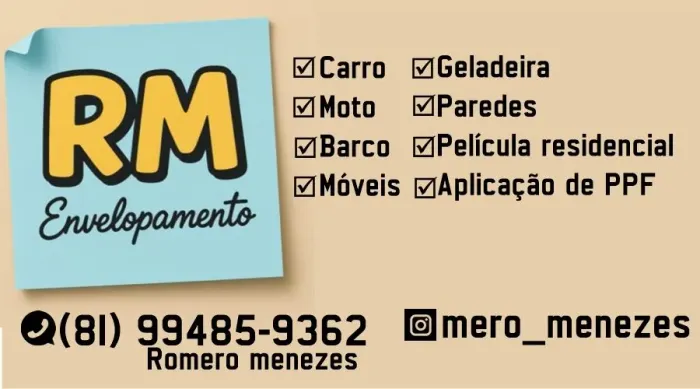 RM envelopamento