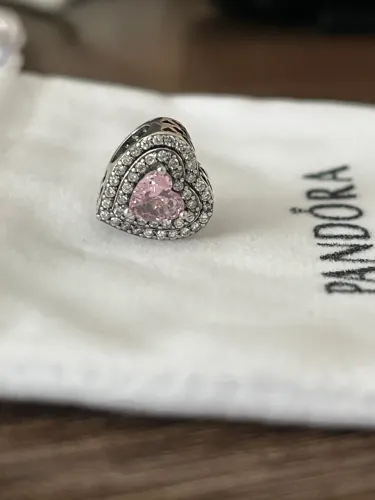 Pandora coração berloque Charm 