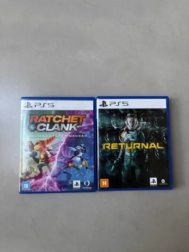 Jogos PS5: Ratchet & Clank + Returnal - Vendo juntos ou avulso (Descrição)