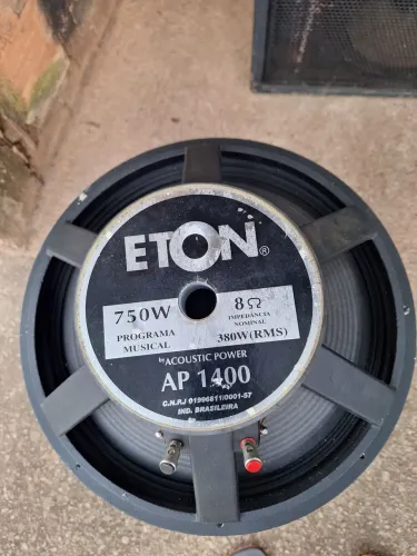 Par de falantes de 15 polegadas 