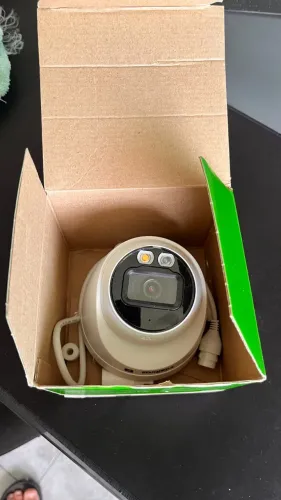 Câmera Intelbras Ip Dome Vip 3230d Full Color + Ia Branco