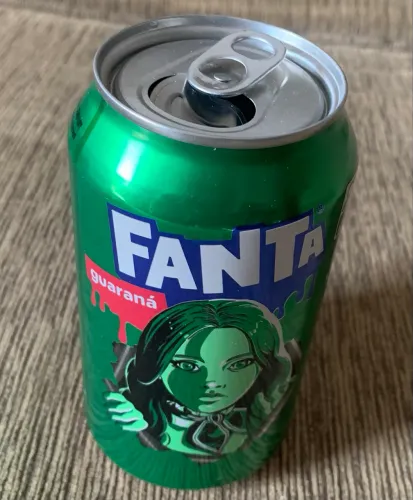 Lata Fanta Guaraná Halloween M3gan 2025 Vazia Higienizada
