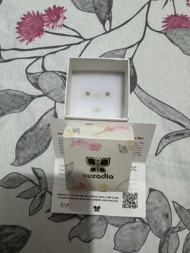 VENDO BRINCO OURO 18K