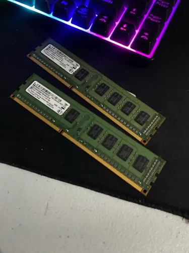 Kit 2x Memória ram 2GB ddr3 1600mhz