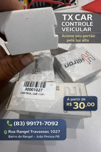 Controle para motor de portão de garagem TX Car para abrir o portão em carro ou motor