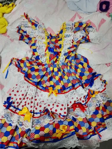 quadrilha vestido meninas 
