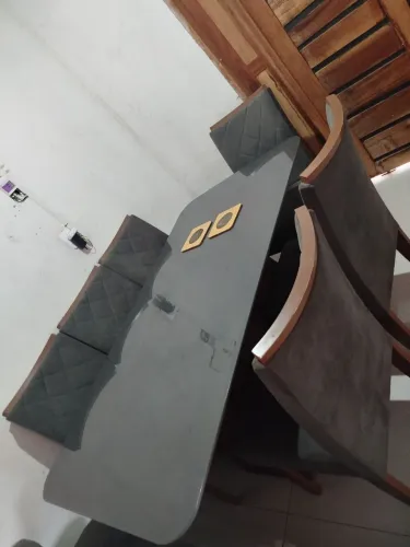 Mesa 6 lugares, seminova 