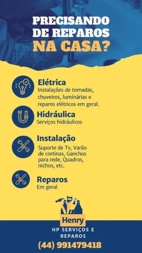 Marido de aluguel- instalações e reparos 