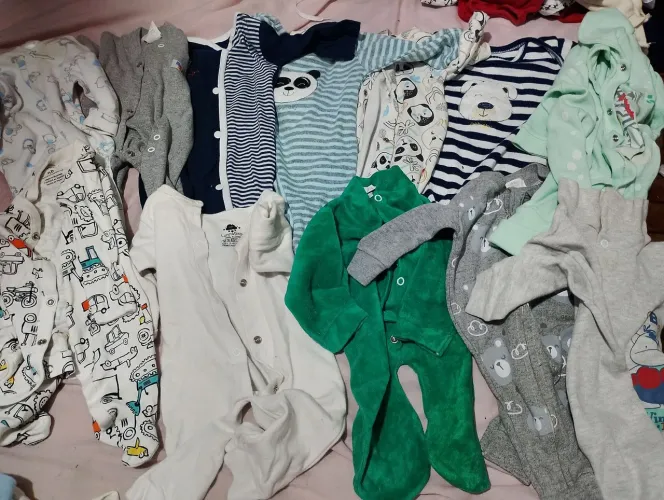 Lote Roupa Bebê 0a6 meses menino 