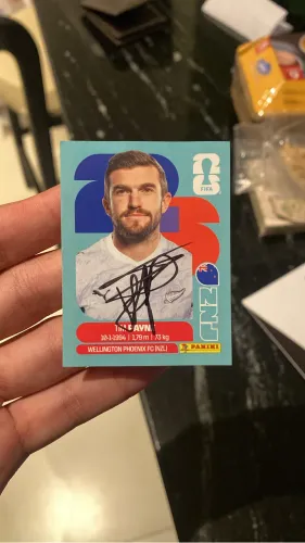 Figurinha Tim Payne AUTOGRAFADA
