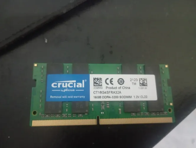 MEMORIA RAM NOTEBOOK DDR 4 16GB 3200 MHZ