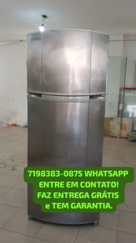 GELADEIRA INOX FROST FREE ENTREGA GRÁTIS HOJE