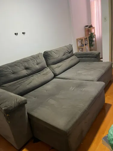 Sofá de 3 metros, 5 lugares retrátil e reclinável