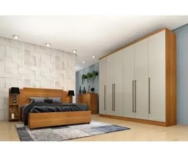 Guarda Roupa Casal 6 Portas 8 Gavetas - (Oferta)!