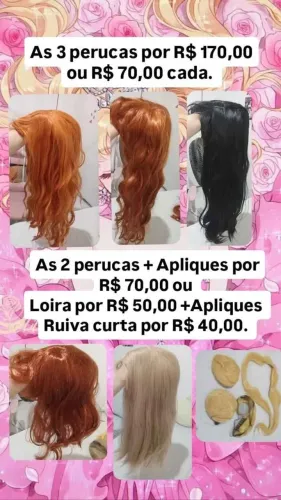 PERUCAS COSPLAY/ HALLOWEEN
