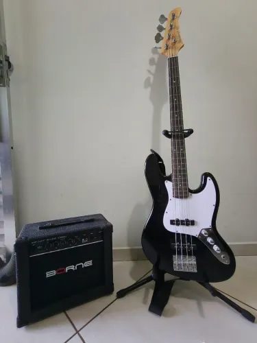 Kit Baixo Strinberg JBS-40 + Amp Borne Impact Bass CB60