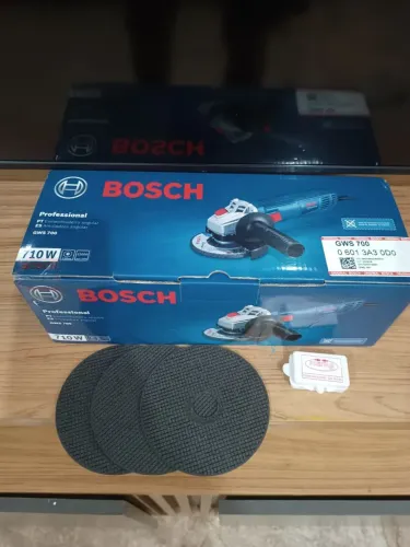 Esmerilhadeira lixadeira BOSCH + discos lacrado