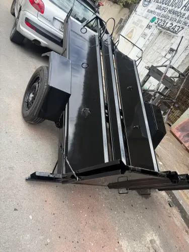 Carrocinha para transportar quadriciclos e moto