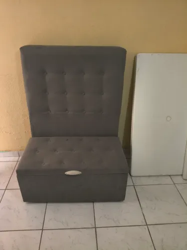 Cabeceira solteiro com baú 
