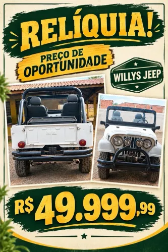 Willys Overland Jeep 2.6 12V Gasolina 2P 1964