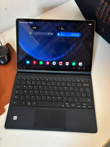 SAMSUNG TAB S9 FE PLUS + ACESSORIOS + CAPA TECLADO ORIGINAL SAMSUNG