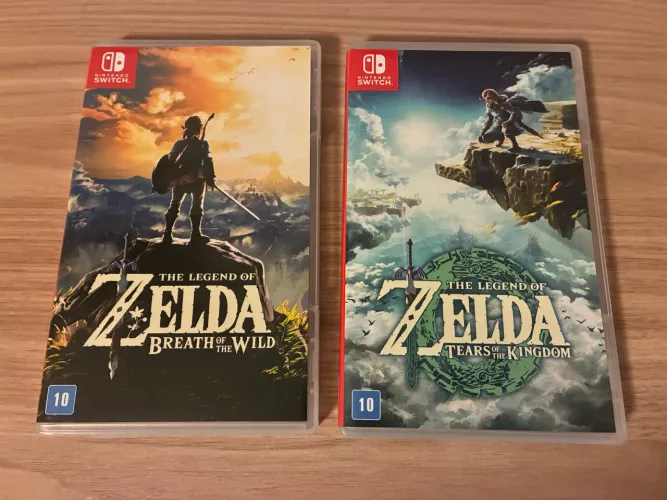 Zelda Breath of the Wild e Tears of the Kingdom - Novos