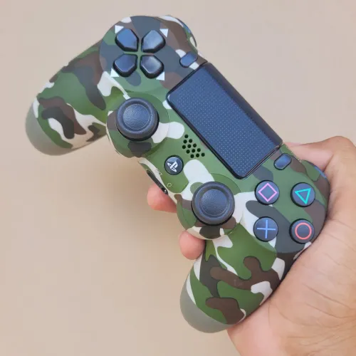 Dualshock 4 Camuflado Verde Sem Fio Controle PS4 Compatível TV xCloud Celular