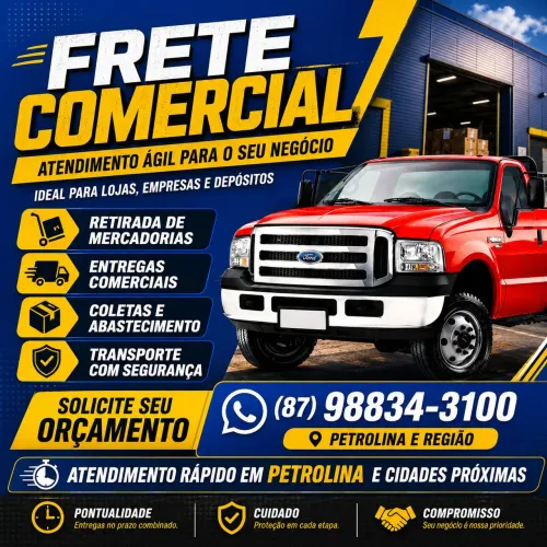 FRETES E MUDANÇAS COM EXCELENTE CUSTO-BENEFÍCIO