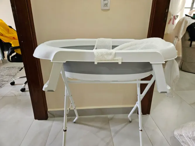 Banheira dobravel com suporte safety 1st