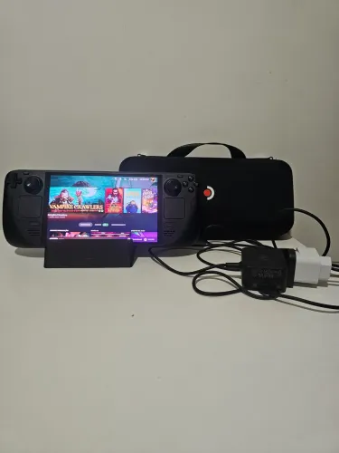 Steam deck oled 1 tb bateria 100% em perfeito estado