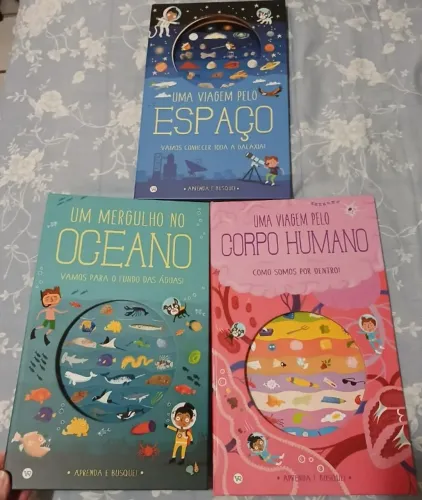 Kit de 3 livros infantis