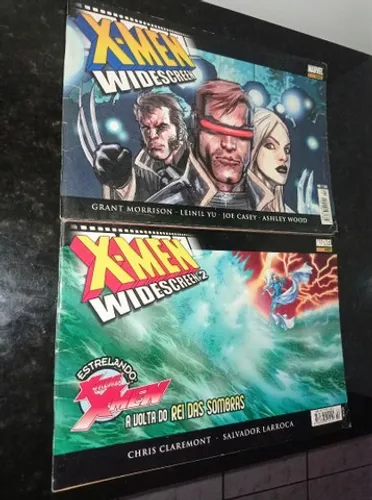 X Men widescreen 1 e 2 completo em 2 edições, ano de 2003.