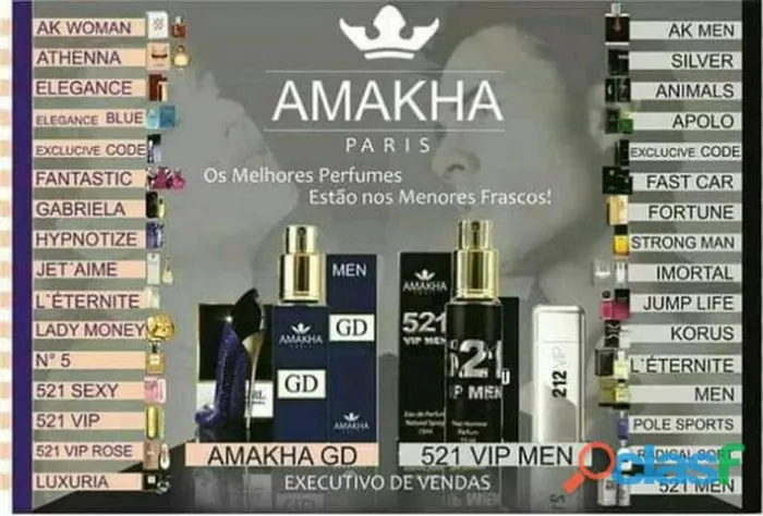 Promoção Especial - Perfumes de Bolso Amakha - Confira!