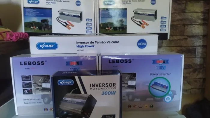 Os MehoresInversores DE 12v Para 110volts Inversor 4000,3000, 2000,1000, 500,200,150Wt