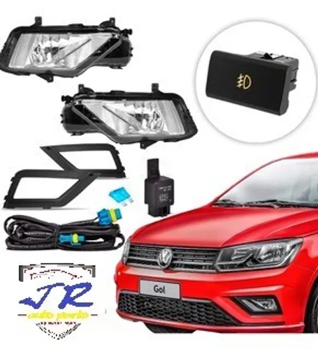 Kit Farol Milha Gol G8 2019 2020 2021 Auxiliar Neblina