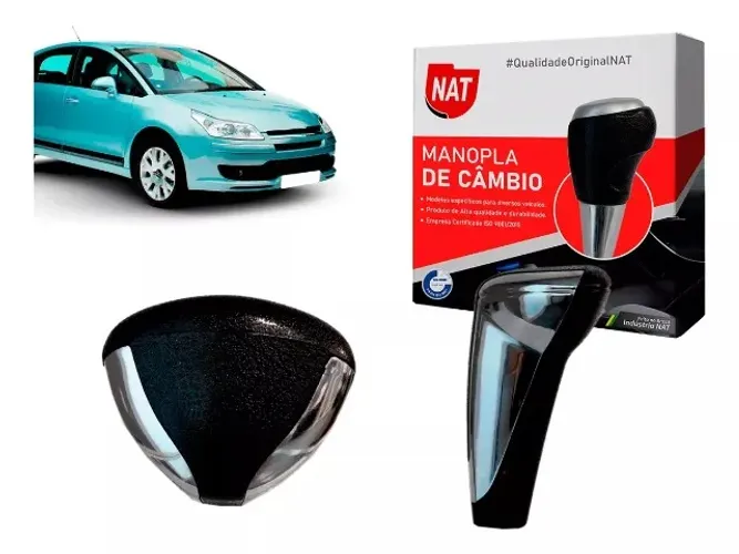Manopla de Câmbio Automático Citroen C4 Ano 2007 Até 2011