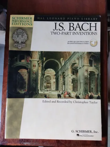 J.S. Bach Partituras de Invenções à duas vozes